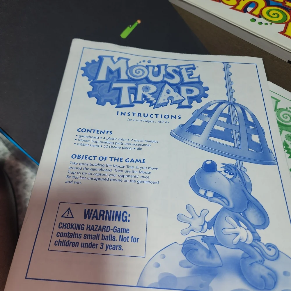 MILTON BRADLEY EUC 2005 MOUSE TRAP BOARD GAME
